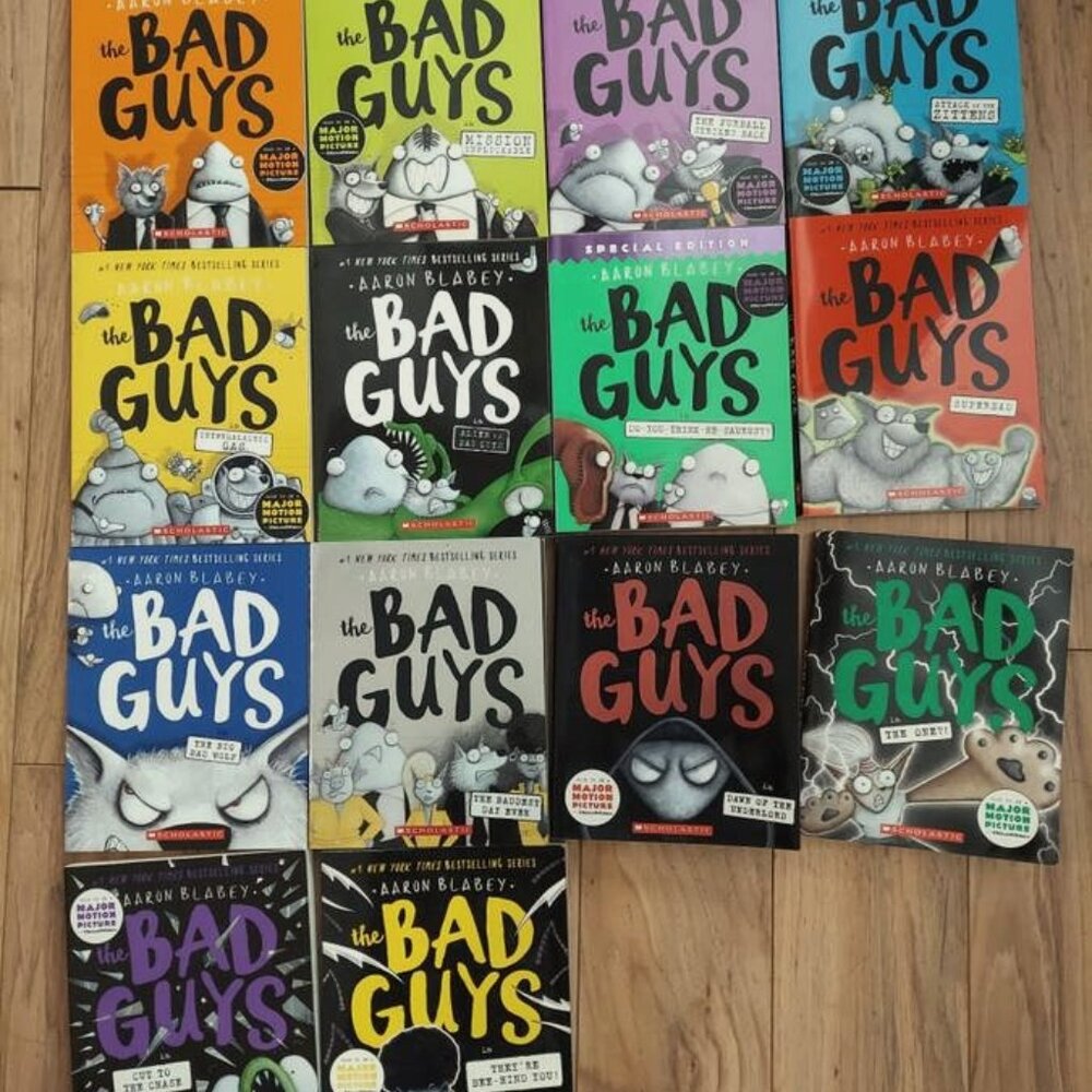 Bad Guys books 1-14 grades 2-4